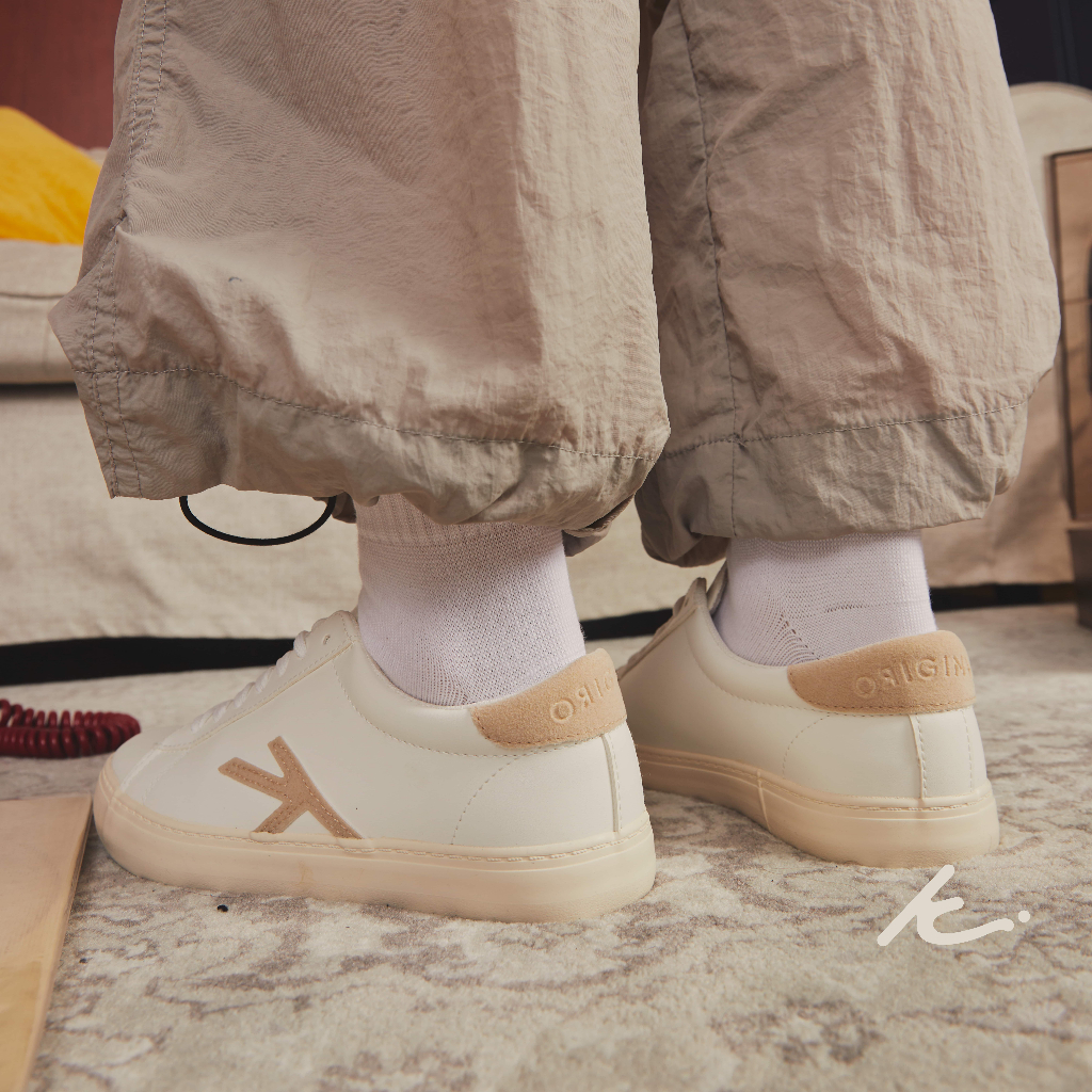 Kim&Co. Premium collection (KF019W) รองเท้าผ้าใบแฟชั่นผู้หญิง พื้นนุ่มใส่สบายไม่เมื่อยเท้า บิดงอได้ 180 องศา มี 2 สี - รูปที่ 5