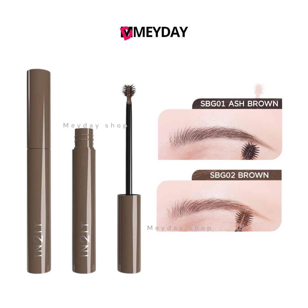 IN2IT Sculpt & Style Brow Gel Mascara - มาสคาร่าคิ้ว (ขนาด 2.5 กรัม) [SBG]