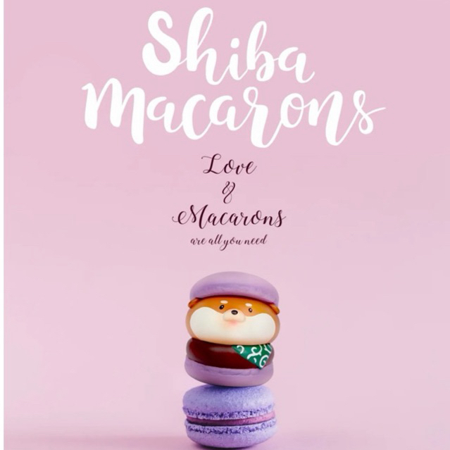 [พร้อมส่ง] มาการองน้องหมาชิบะ Shiba Macarons