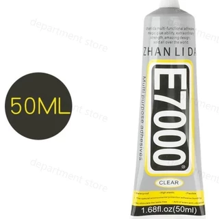 Zhanlida E7000 เป็นกาวอเนกประสงค์สำหรับติดผ้า เพชร โลหะ และชิ้นส่วน มีความหนืดดี ไม่ติดแข็ง และไม่ทิ้งรอยขาว