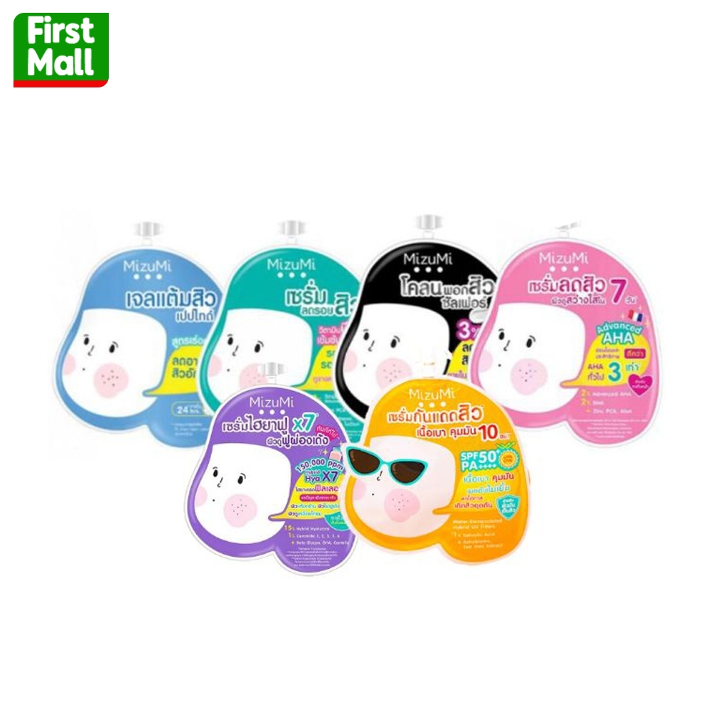 Mizumi Peptide Acne Gel / B3 Acne Concentrate Serum / Sulfur Acne Clay [แบบซอง]