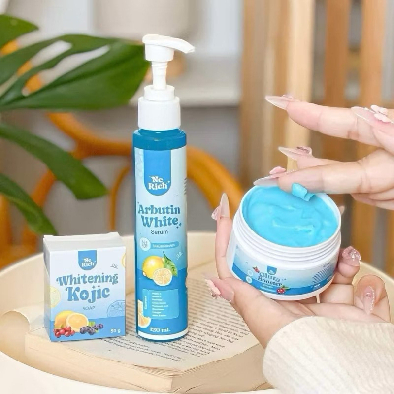 ของแท้💯 โดสฟ้าอาบูติน (ได้3ชิ้น) By Nc Rich🩵