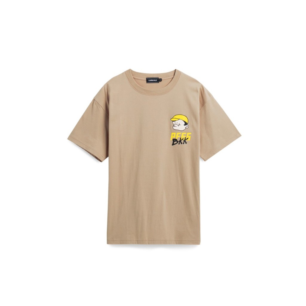 PLATFORM66 PFX2CH23T008TA 2CHOEY BKK SERVICE T-SHIRT TAN