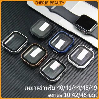 เคสป้องกันนาฬิกาเคลือบด้วยไฟฟ้าสำหรับ i-watch Series 11 10 42/46mm 9 8 5 4 SE 40mm41mm44mm45mm46mm49mm I กระจกนิ