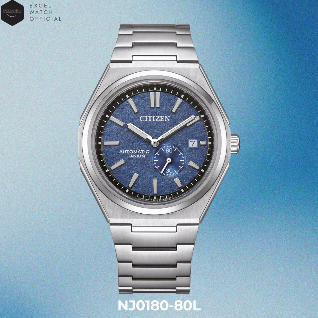 [ Excel Watch ] นาฬิกาซิติเซ่น รุ่น NJ0180-80L Zenshin Super Titanium Automatic small seconds