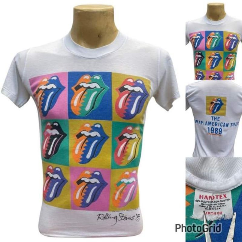 #เสื้อยืดวงTHE ROLLING STONEงานวินเทจ`[ไซส์ M ]