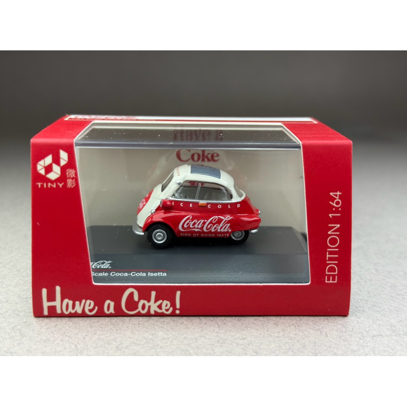 Isetta Coca Cola Tiny Exclusive Scale 1:64 ยี่ห้อ Schuco