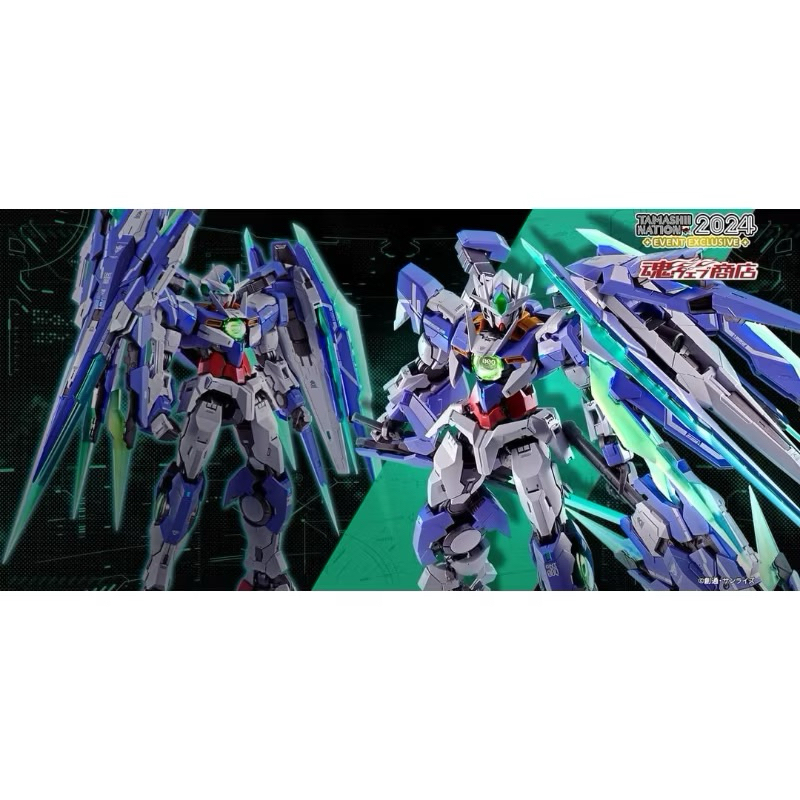 [พร้อมส่ง/Japan ver] Metal build Gundam 00 Qan[T] Full Saber