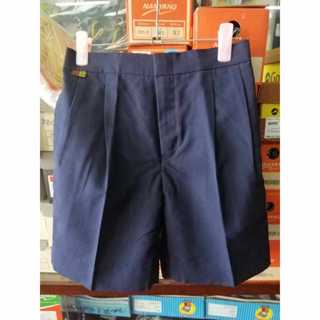 กางเกงนักเรียน สีกรมเข้ม ซิปหน้ัา (เอวยืดหลัง) โทเร ตราสมอ ข…