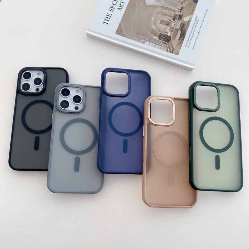 เคสFocusด้านสีพร้อมแม่เหล็กมีรุ่นlp11，12/12pro，12promax，13，13pro，13promax，14，14pro，14plus，14promax，15-16promax