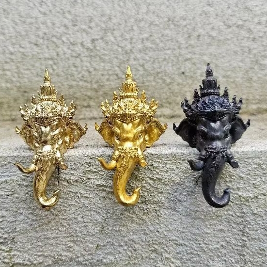 เศียรพระพิฆเนตรทองเหลือง(2)