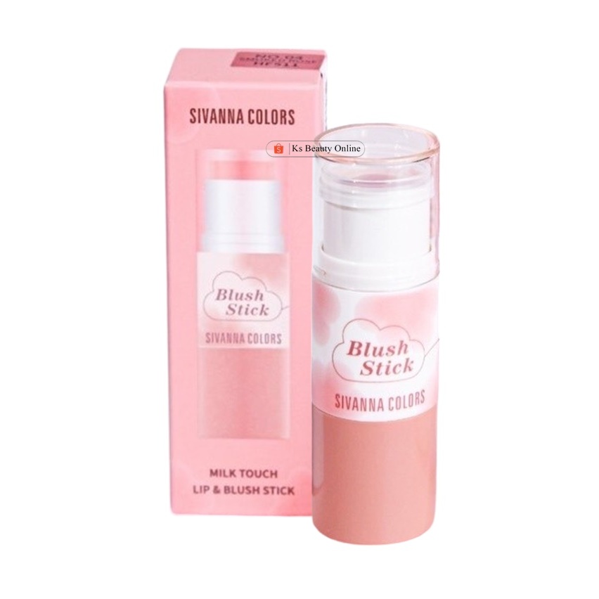 (HF511) บลัชมิลล์ทัช ซีเวนน่า Sivanna Colors Milk Touch Lip & Blush Stick