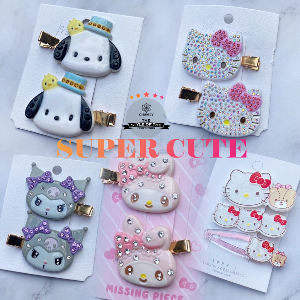 พร้อมส่งกิ๊บ sanrio เพชร งานจริงสวยคุ้ม