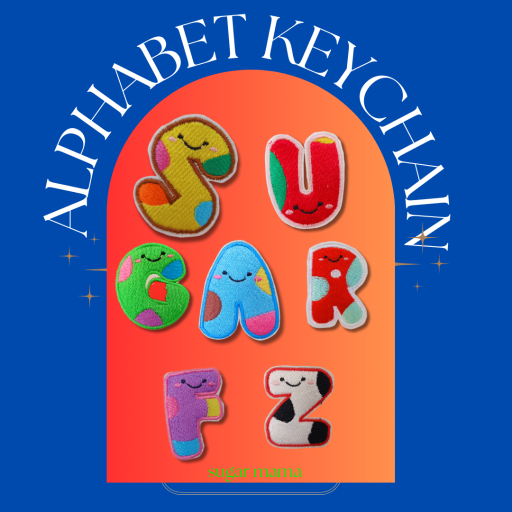 alphabet keychain A-Z พวงกุญแจ