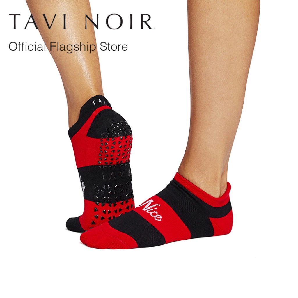 [New Winter 2024] Tavi Grip Savvy แทวี ถุงเท้ากันลื่น ไม่แยกนิ้วเท้า พิลาทิส บาร์ โยคะ และเต้น