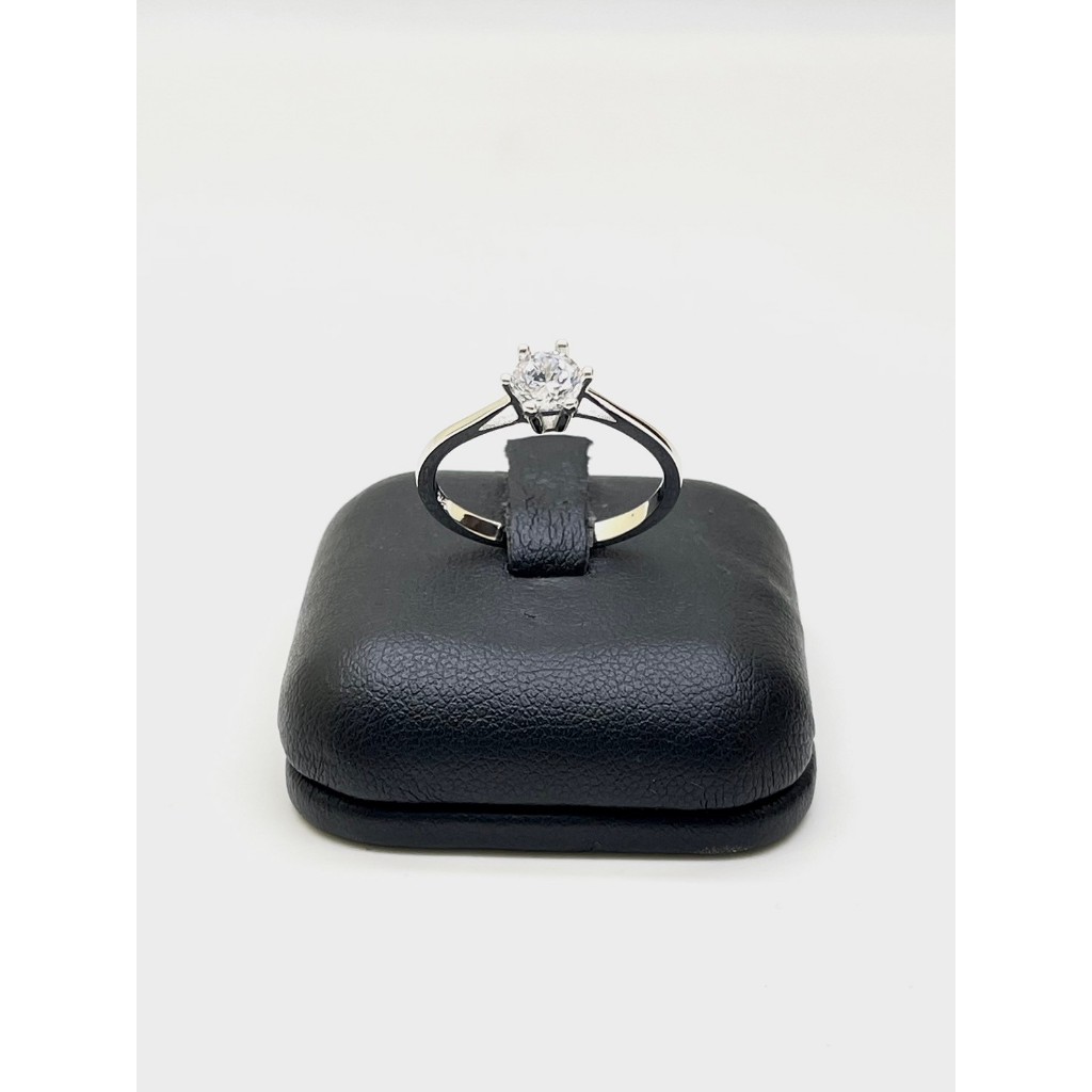 Moscowa Jewelry แหวนเงินแท้ 92.5 ฝังเพชรสวิสซี (Z) รหัส106