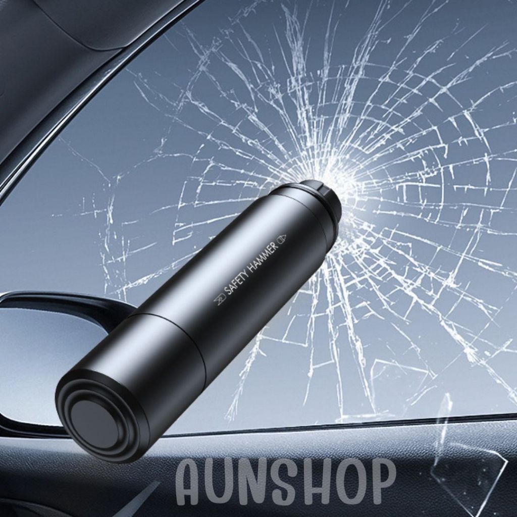 T30 ที่ทุบกระจก ค้อนทุบกระจกรถยนต์ฉุกเฉิน ค้อนนิรภัย ค้อนทุบกระจกรถยนต์ Broken Window car breaking ที่ทุบกระจกรถยนต์