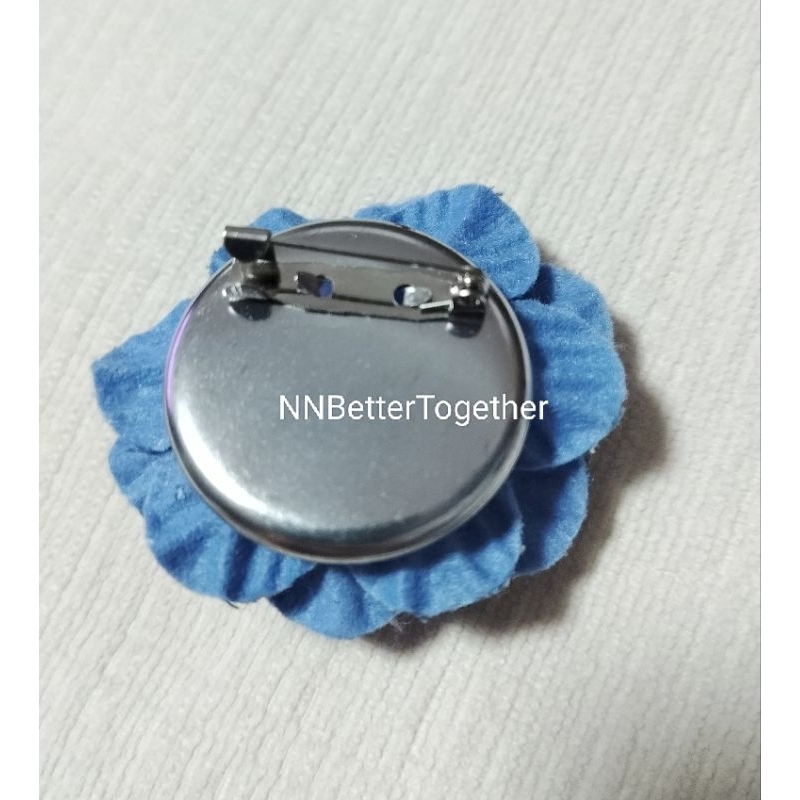 พร้อมส่ง   เข็มกลัด เข็มกลัดติดเสื้อ เข็มกลัดดอกไม้ งานผ้าสียีนส์ ราคา ถูกที่สุด ดีลบีเคเค แกลเลอรีภาพที่ 3