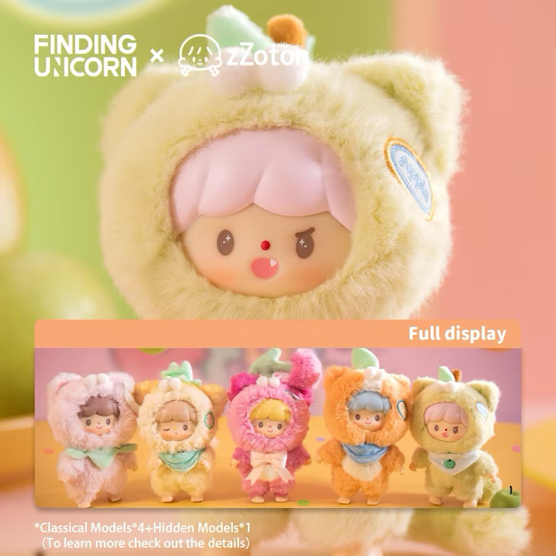 โค้ดลดเหลือ 385 บ พร้อมส่ง เลือกตัวได้ FINDING UNICORN zZoton My Little Cat • Fruit Party Series Blind Box