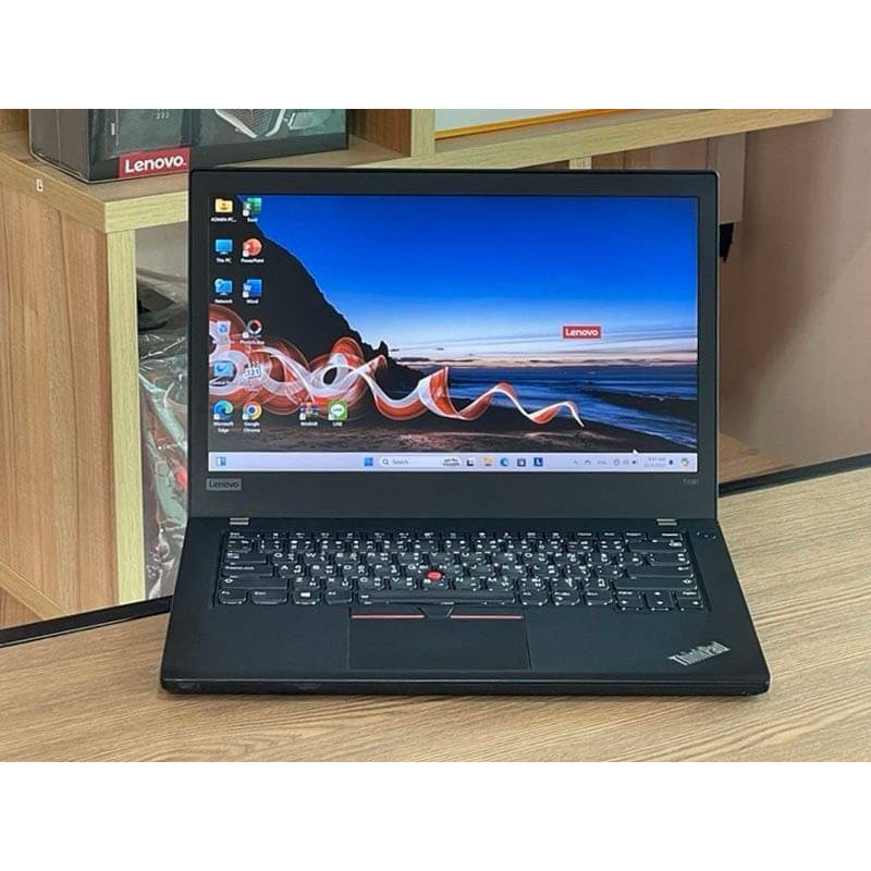 Lenovo ThinkPad T480 i5-8350U SSD512GB RAM8GB Win 11 Pro คีย์ไฟ สินค้ามือสอง