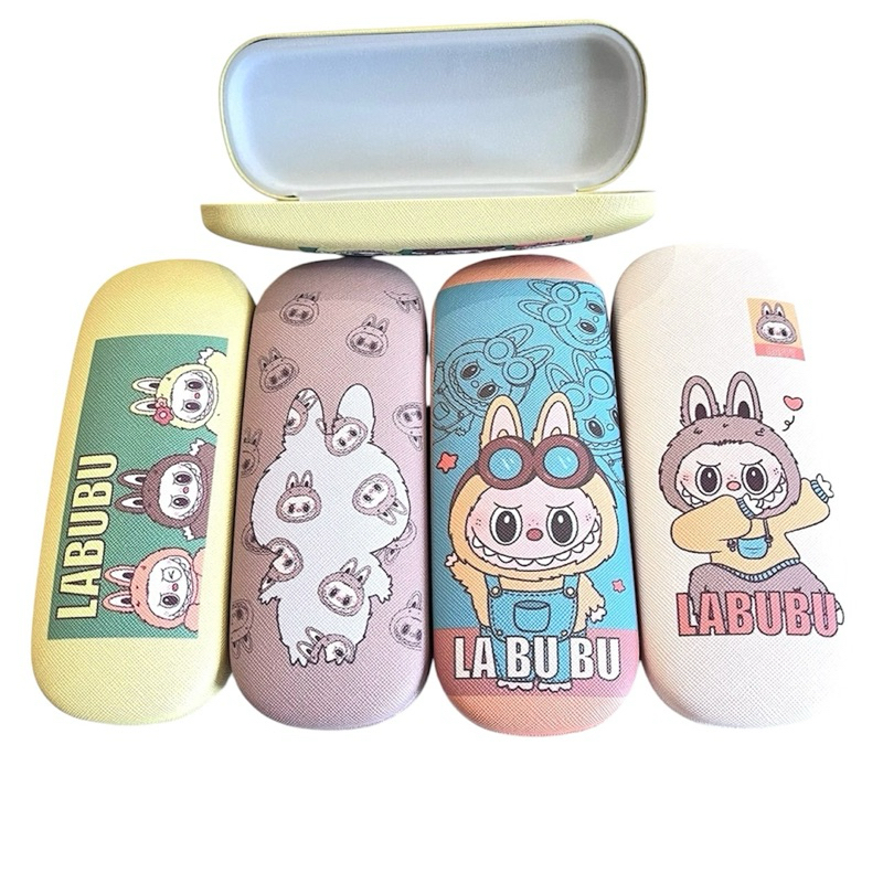 Glasses Box กล่องแว่นลายน่ารัก A153 วัสดุไม้แข็งแรง ป้องกันความเสียหายฝุ่นละออง