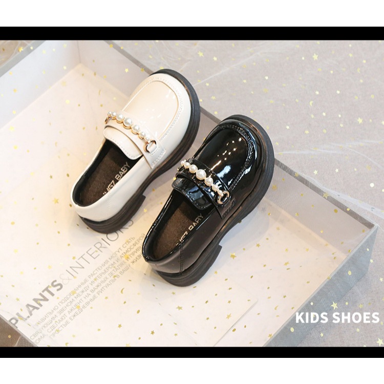 KIDSZONE รองเท้าคัทชูเด็กผู้หญิง สีพื้น ทรงเรียบ รุ่น V9005 - รูปที่ 6