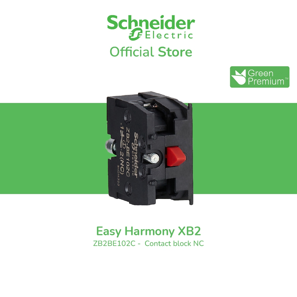 Schneider Electric Easy Harmony XB2 Contact block NC - ZB2BE102C