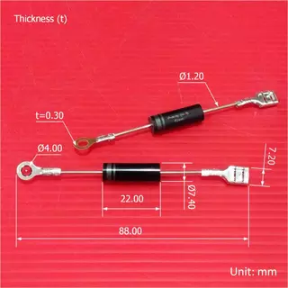 ไดโอด ไมโครเวฟ ไดโอดแรงดันสูง Microwave Oven HV Diode 2CL3512 2CL4512 T3512 T4512 CL01-12 CL04-12 #MW Diode (1 ตัว)