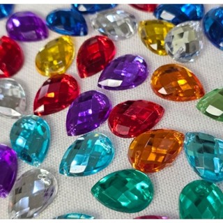 DP4 พลอยหยดน้ำขนาด 13x18mm. จำนวน 50 ชิ้น