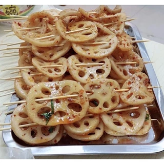 รากบัวสด รากบัวสดผ่าน รากบัวจีน รากบัวสดบรรจุถุง 500g 新鲜莲藕