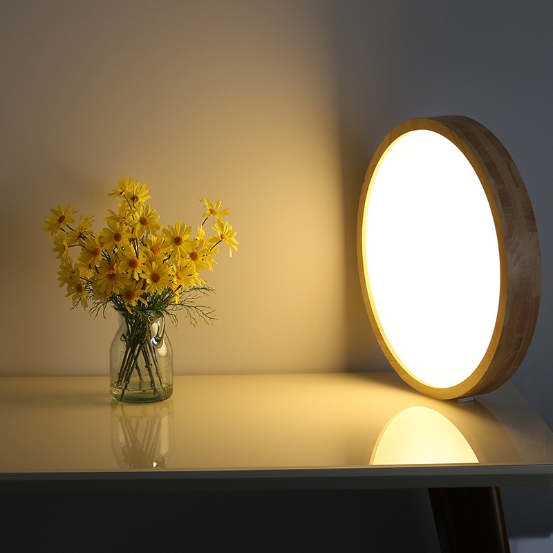 ไฟดาวน์ไลท์ ลายไม้ led ดาวไลท์ติดลอย Downlight กลม เหลี่ยม โคมไฟเพดาน ติดลอย 12W 18W 24W ไม่ต้องเจาะ แสงขาว รับประกัน3ปี