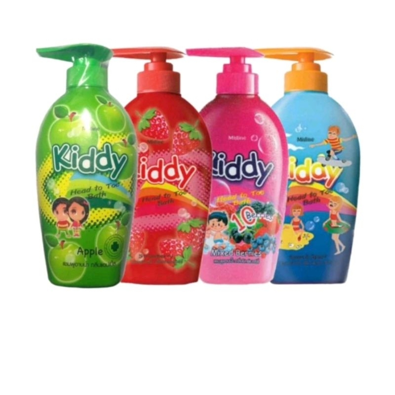 มิสทิน แชมพูอาบน้ำเด็ก มิสทิน คิดดี้ กลิ่นหอม อ่อนโยนต่อผิวลูก ขนาด400ml.