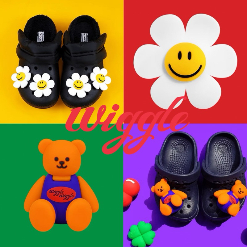 (พร้อมส่ง) Jibbitz  จิบบิท ติดรองเท้า Wiggle Wigle ของแท้ สำหรับติดรองเท้าcross