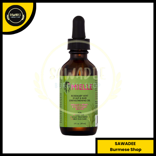 Mielle Scalp & Hair Strengthening Oil, Rosemary Mint - 59ml