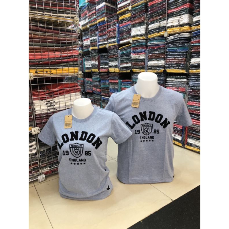 เสื้อยืดAerostate & Maddogงานป้ายเกรดA เนื้อผ้าSupersoft100%