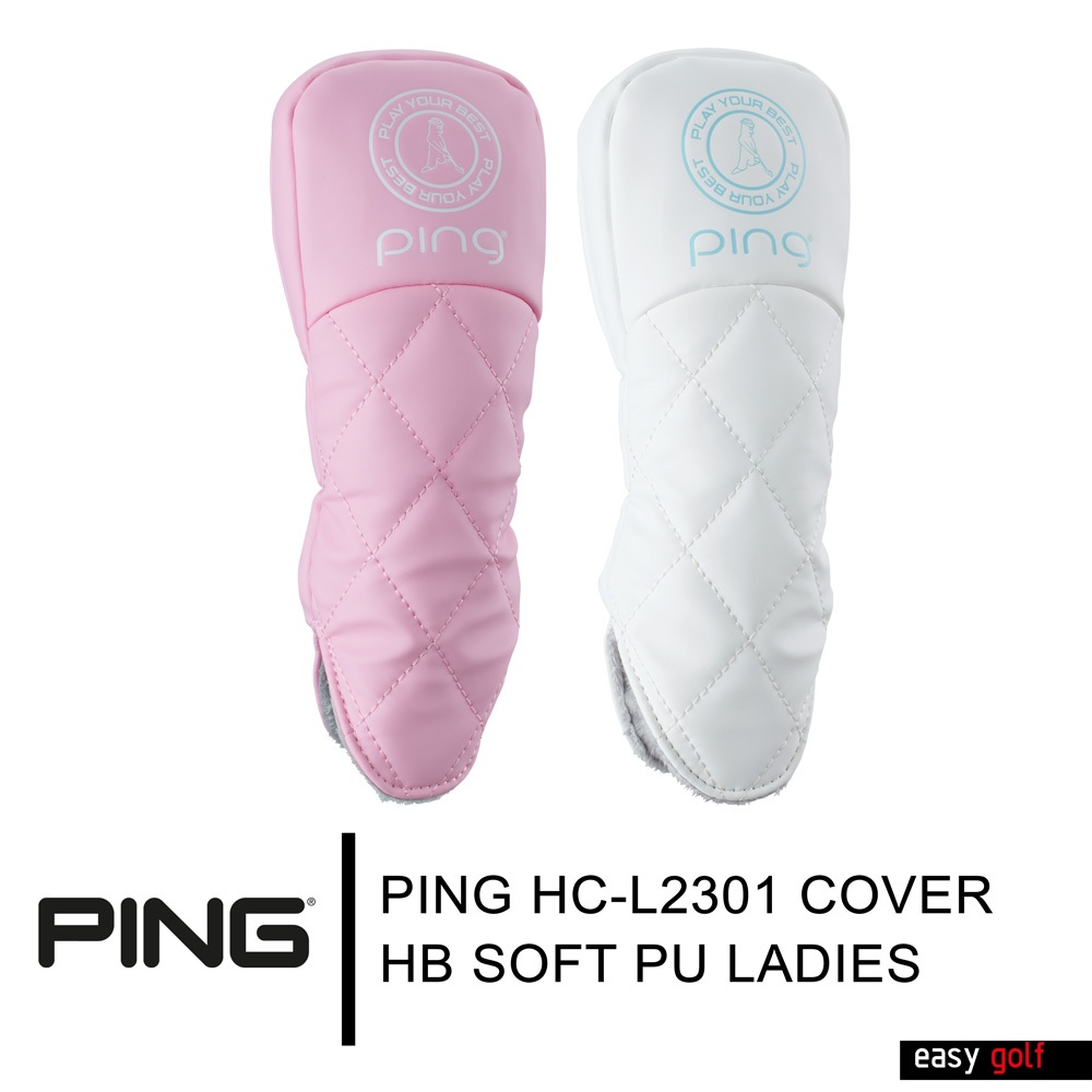 PING HC-L2301 COVER HB SOFT PU LADIES PING HEAD COVER ปลอกหัวไม้กอล์ฟ ปลอกหุ้มหัวไม้กอล์ฟ