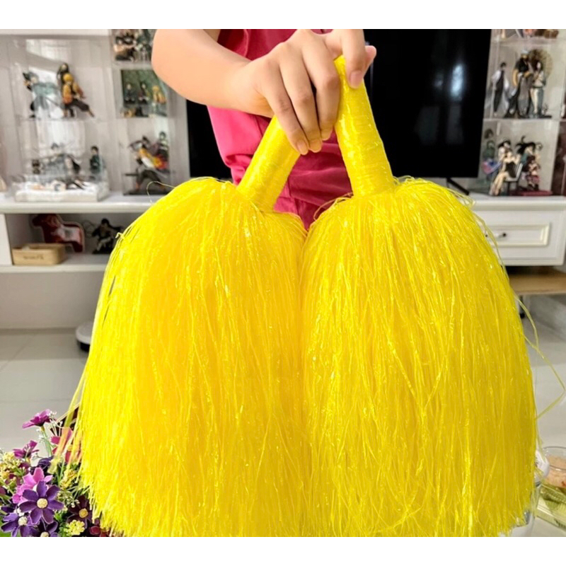 คู่ละ / พู่เชือกฟาง เชียร์หลีดเดอร์ สแตนเชียร์ ภู่สีสันสดใส พู่ปอมๆ