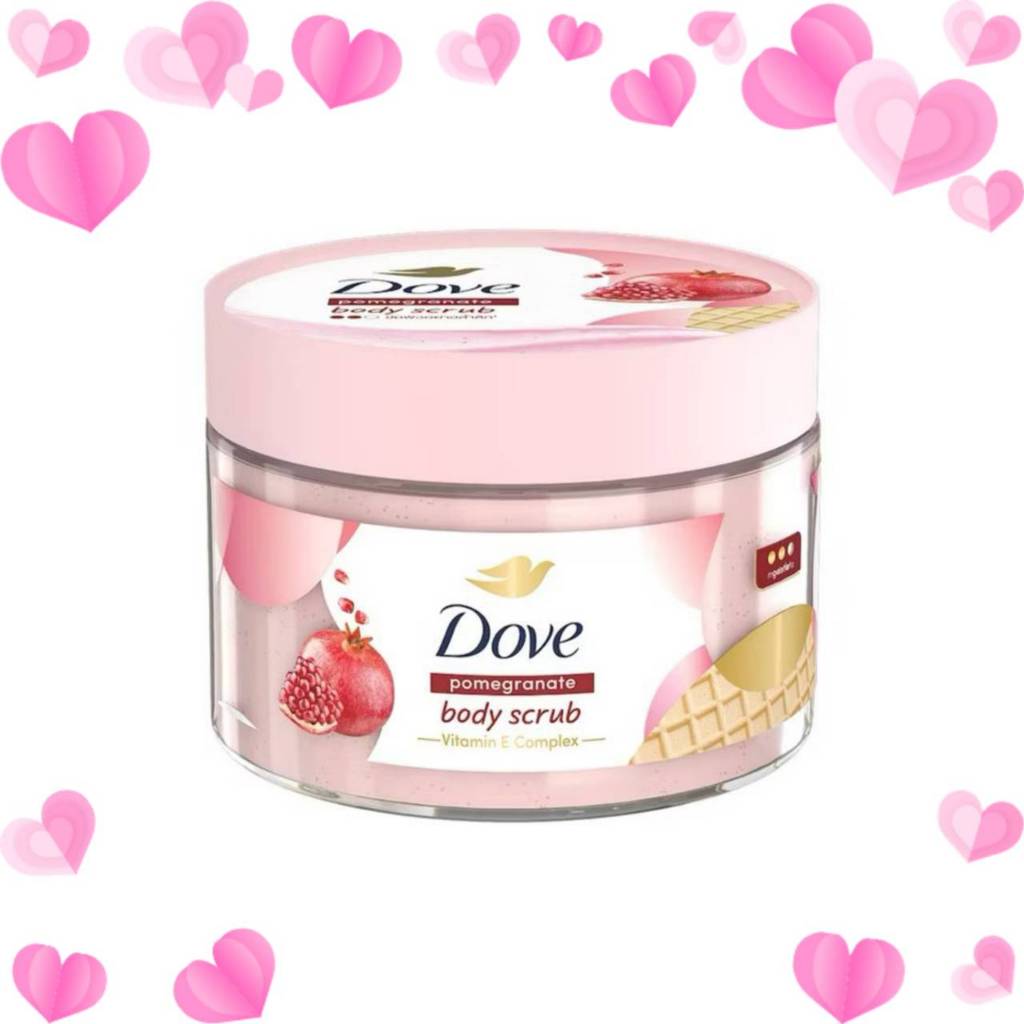 Dove Body Scrub โดฟ บอดี้สครับไอศกรีม Pomegranate 280 กรัม