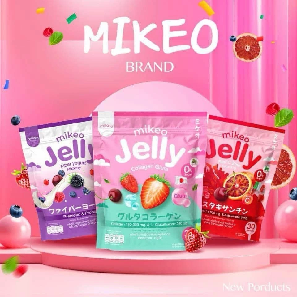 MIKEO Jelly Gluta Collagen 30 ซอง thumbnail 3
