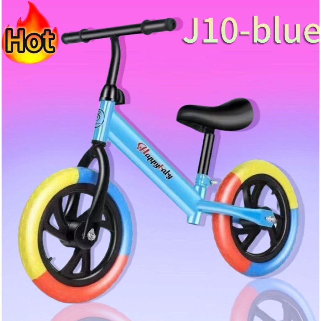JSSHOP รถบาลานซ์เด็ก จักรยานสมดุล รถขาไถเด็กจักรยานทรงตัวเด็กรถหัดเดินเด็กใช้ได้อายุ2-6ขวบ รุ่น：J10