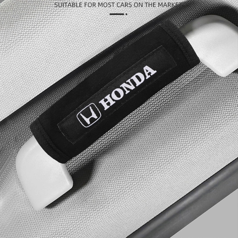 ถุงมือดึงหลังคารถยนต์ Honda Toyota Isuzu ฝาครอบมือจับประตูภายในรถยนต์ ป้องกันมือจับประตูด้านใน สําหรับ civic 11th gen