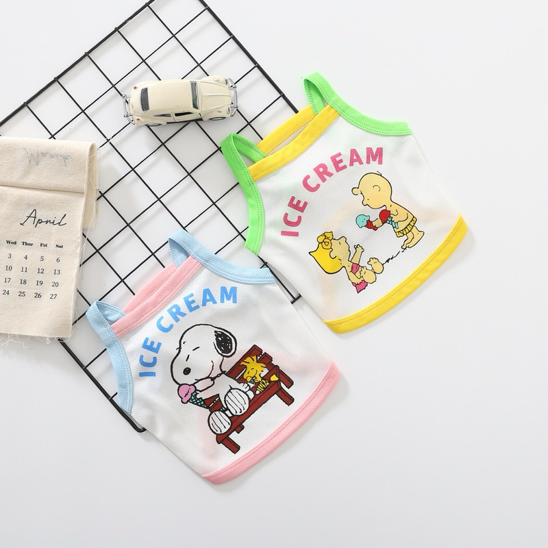 พร้อมส่ง เดี่ยว Ice cream เสื้อผ้าชุดหมาแมวสุนัขสัตว์เลี้ยง