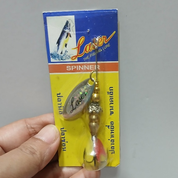 เหยื่อปลอม สปินเนอร์ Laser The Fishing lure by DR.FISHING/สปินเนอร์ 7.5cm,5Gm