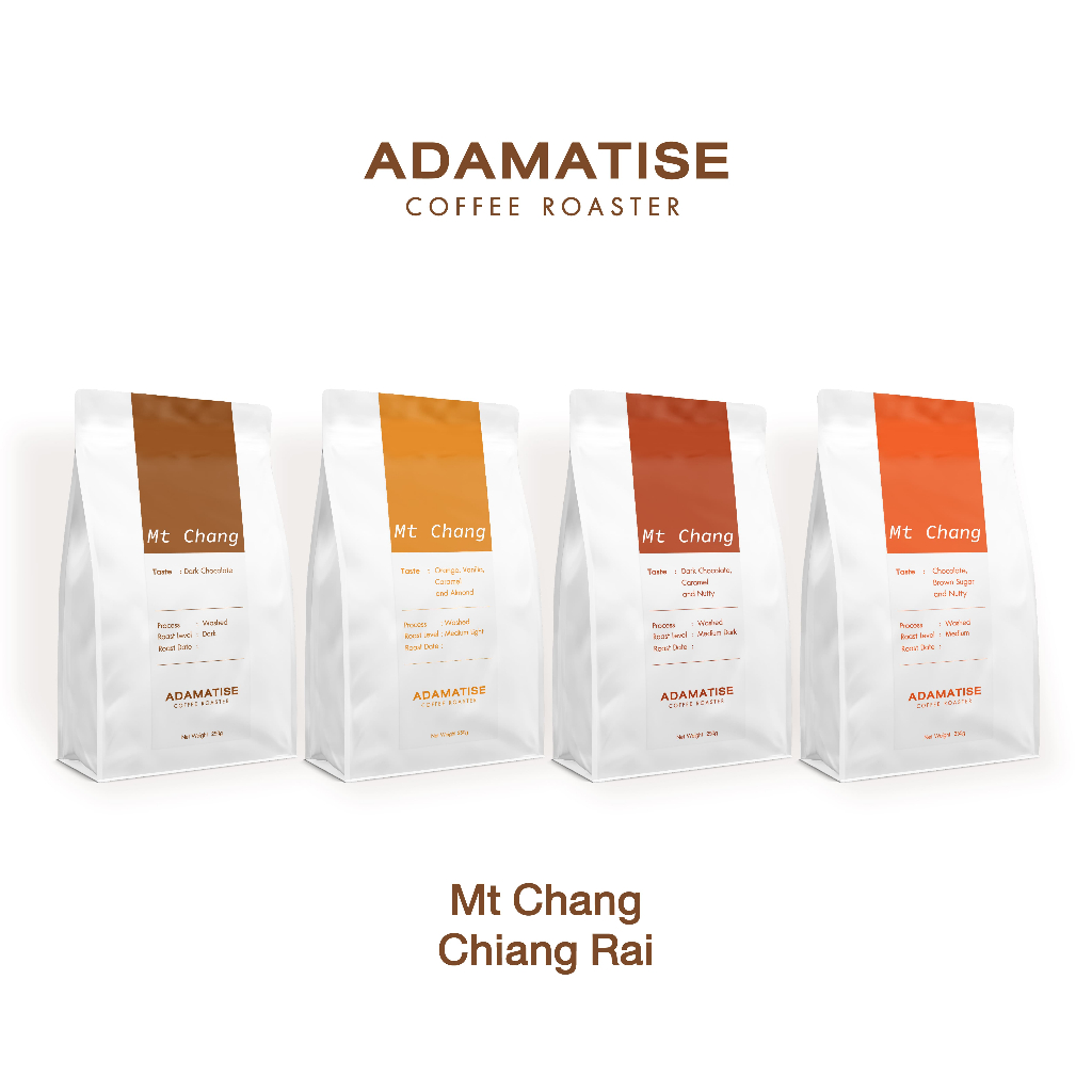 ADAMATISE เมล็ดกาแฟคั่ว Mt Chang ดอยช้าง