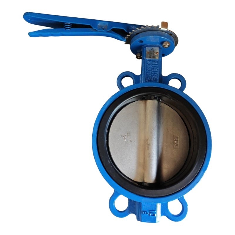 วาล์วก้านโยกปีกผีเสื้อ/บัตเตอร์ฟลายวาล์วก้านโยก/ Butterfly Valve เหล็ก
