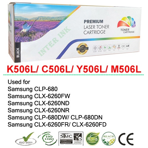 หมึกเลเซอร์ Samsung CLX-6260FR / CLX-6260FD / CLX-6260FW (506L) Full Color