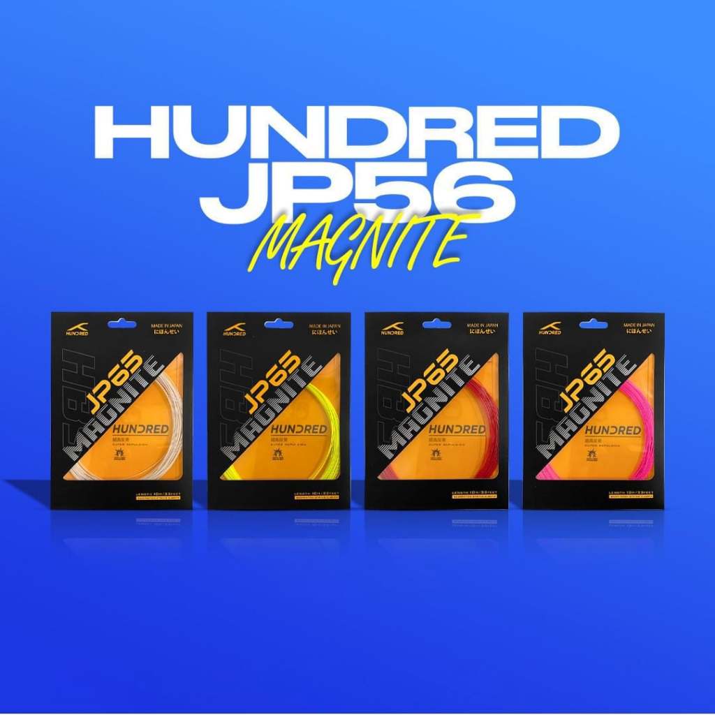 เอ็นแบดมินตัน HUNDRED JP65 MAGNITE (0.65มม.) สินค้าลิขสิทธิ์แท้ 100%