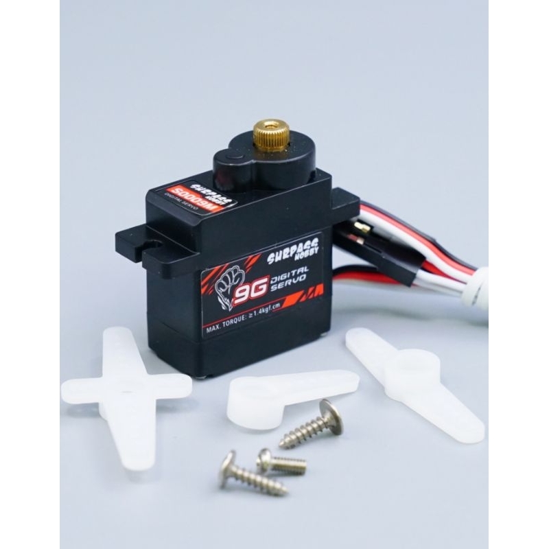 surpass 9 กรัม servo เฟืองเหล็ก