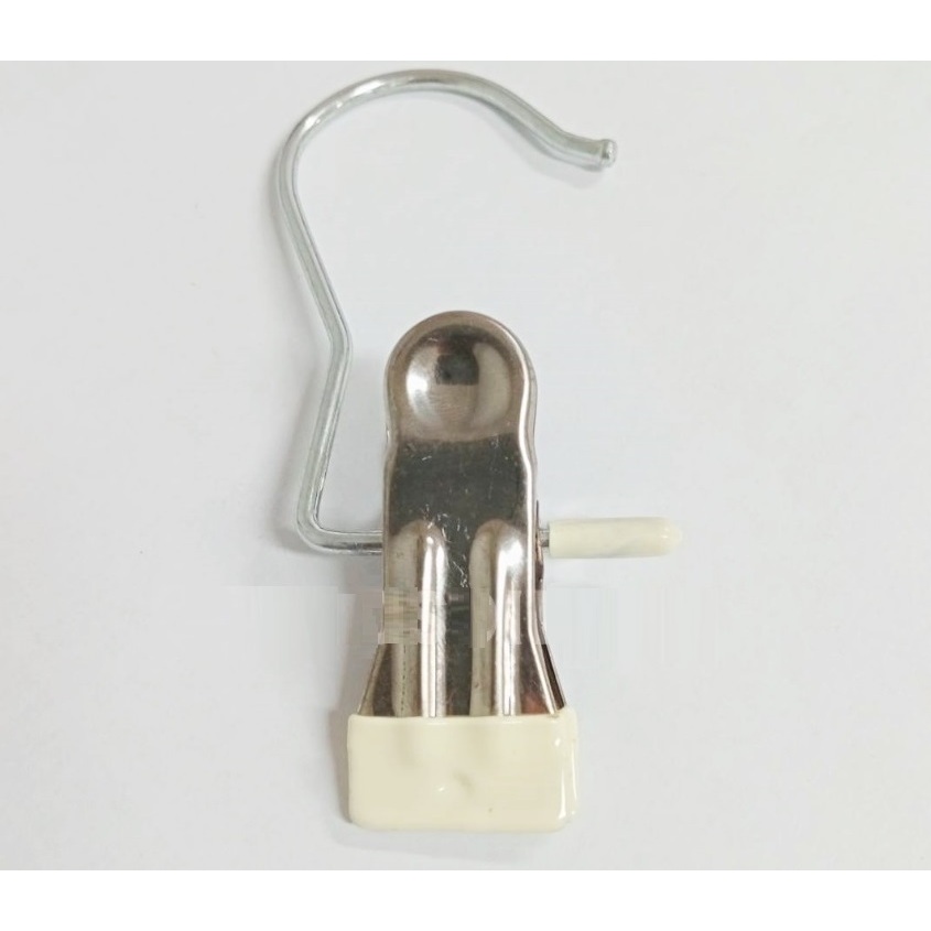 พร้อมส่ง กิ๊บหนีบผ้า ตัวหนีบผ้า หนีบขดลวด คลิปหนีบผ้า สแตนเลส ขนาด 4.3-8.5cm - รูปที่ 6