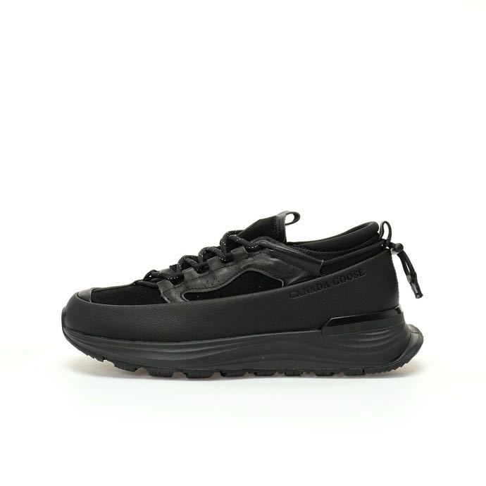 Canada Goose Glacier Trail Sneaker รองเท้ากีฬาปีนเขากลางแจ้งน้ำหนักเบา "ซามูไรดำทั้งหมด" CNG768T5BCK